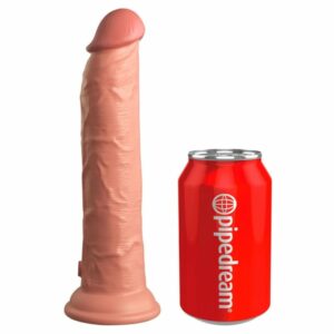 Naturdildo „9“ Dual Density Silicone Cock“ mit extra starkem Saugfuß